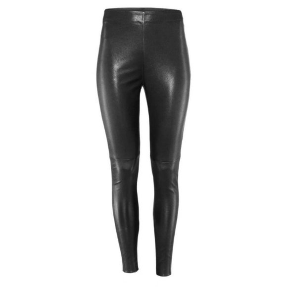 Maison Martin Margiela Pants - REAL LEATHER STRETCH LEGGINGS - Maison Martin Margiela x H&M